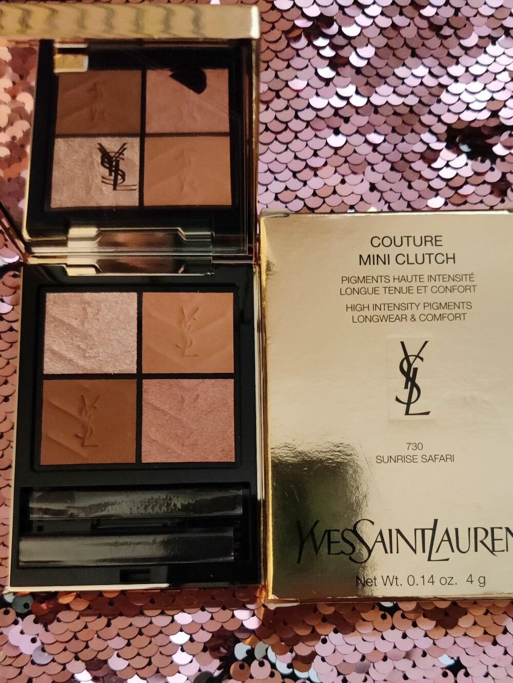 Yves Saint Laurent Couture Mini Clutch Eyeshadow Palette 730 Sunrise Safari